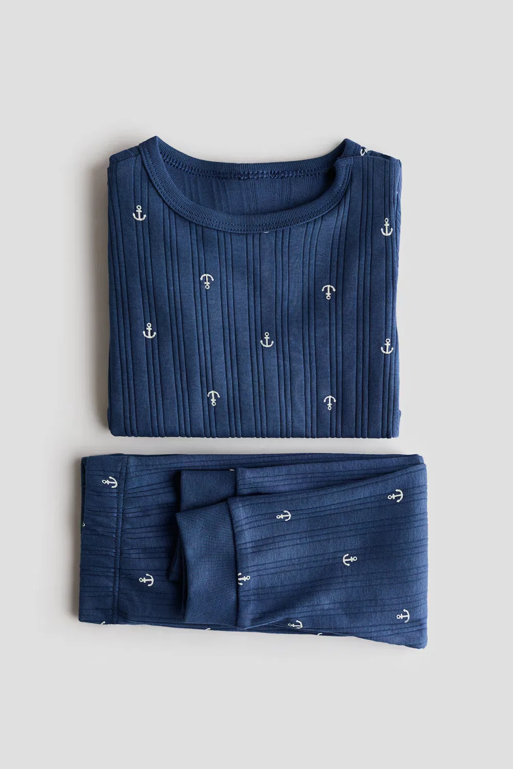 картинка Хлопковая пижама H&M, Blau/Anker от магазина Одежда+