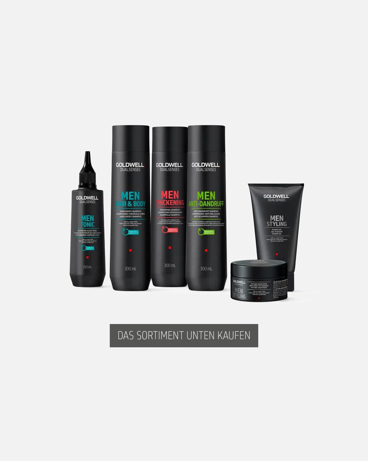 картинка Dualsenses Мужской шампунь против перхоти Goldwell, 300 Ml от магазина Одежда+