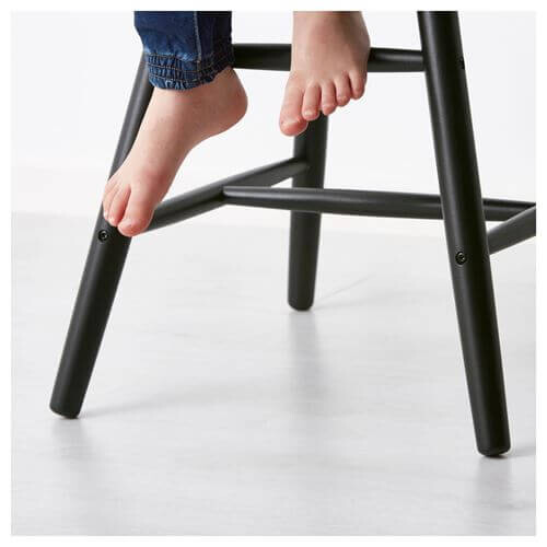 картинка Детский стул Ikea Agam, черный от магазина Одежда+