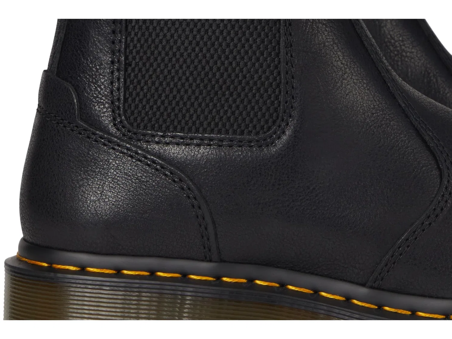 картинка Ботинки-челси Dr. Martens 2976 Lo Chelsea, кожаные, черные от магазина Одежда+