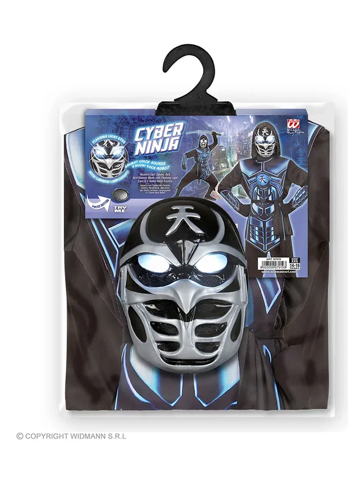 картинка Костюм Cyber Ninja, Carnival Party, черный от магазина Одежда+