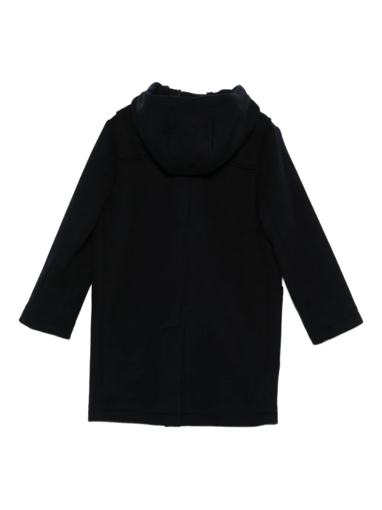 картинка Пальто дафлкот с капюшоном Emporio Armani Kids, синий от магазина Одежда+