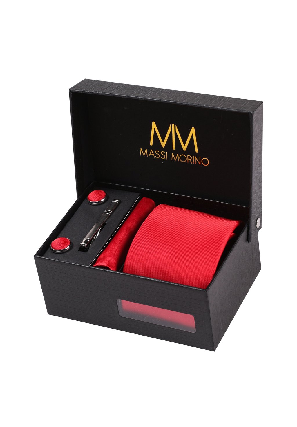 картинка Запонки SET - Tie Massi Morino, цвет Rot от магазина Одежда+