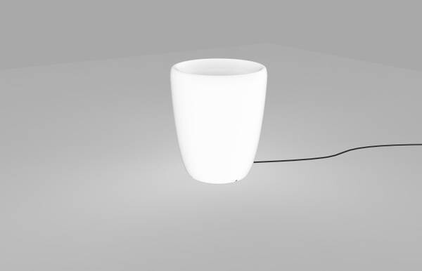 картинка Торшер Licht-Erlebnisse FLOWERPOT, белый от магазина Одежда+