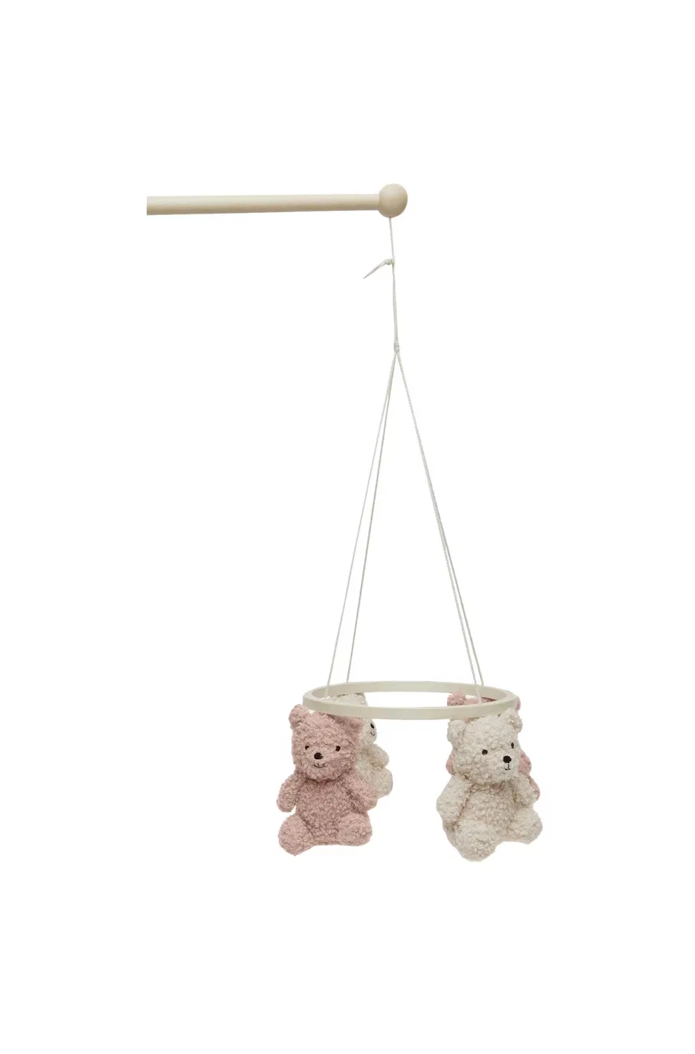картинка Детский мобиль, плюшевый мишка Jollein, Teddy Bear/Wild Rose от магазина Одежда+
