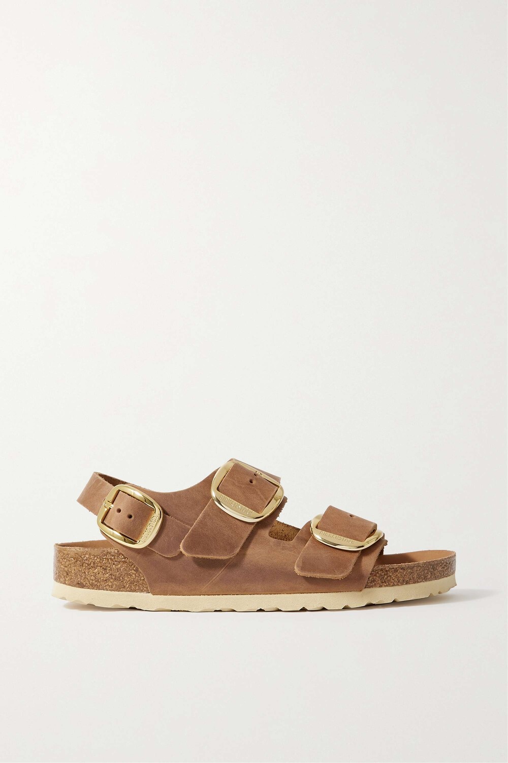 картинка BIRKENSTOCK сандалии Milano из кожи, коричневый от магазина Одежда+