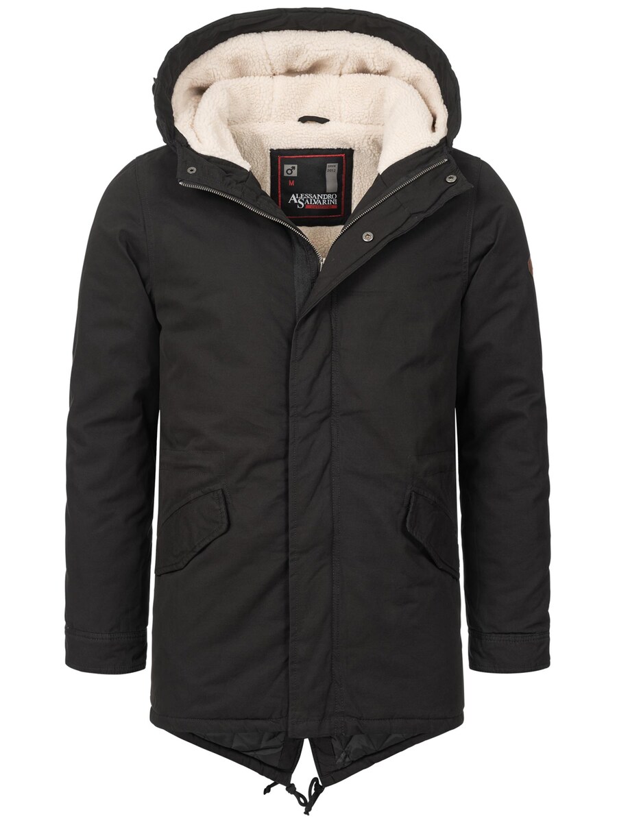 картинка Парка Alessandro Salvarini Winter Parka, черный от магазина Одежда+