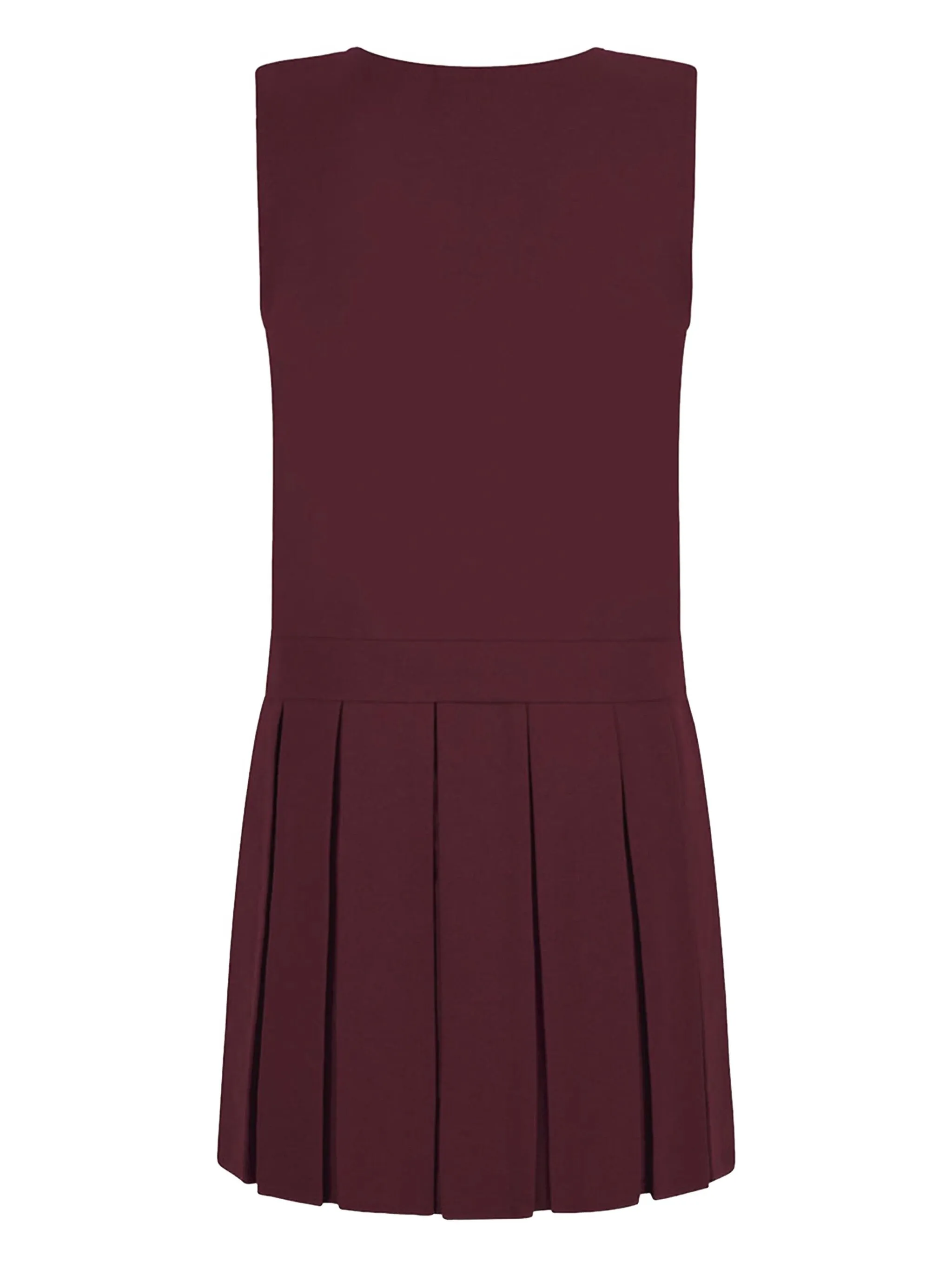 картинка Плиссированное платье Pinafore на молнии Zeco Schoolwear Kids, красный от магазина Одежда+