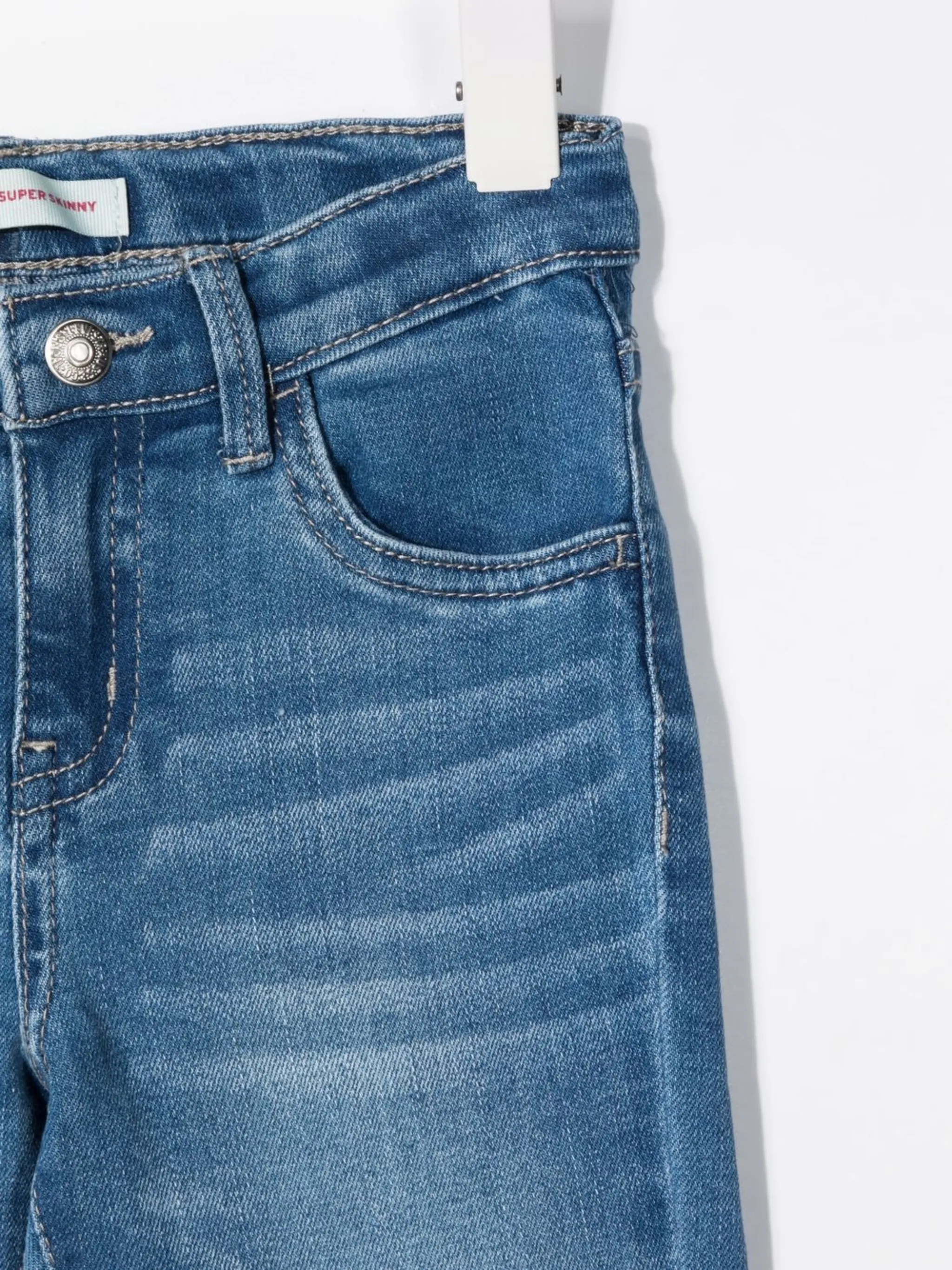 картинка Джинсы скинни средней посадки Levi'S Kids, синий от магазина Одежда+