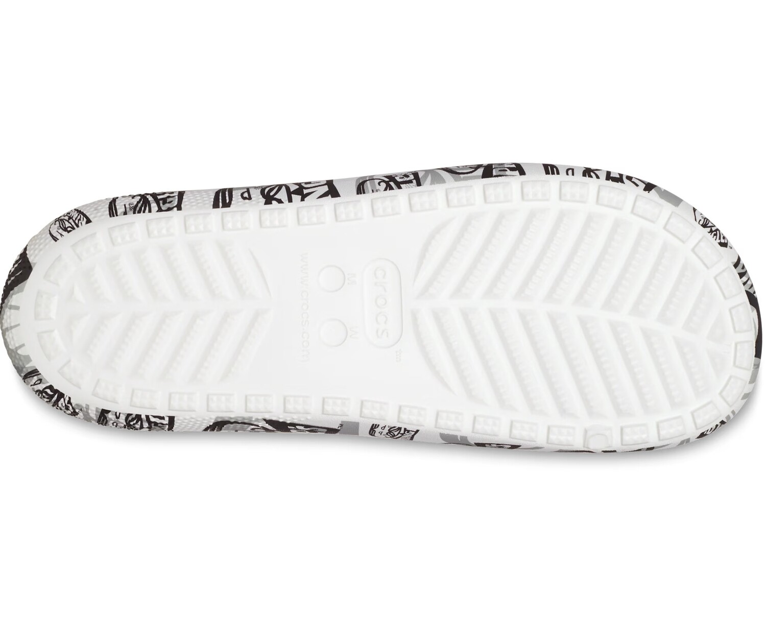 картинка Шлепанцы Crocs Classic x Pringles Unisex, черный/белый от магазина Одежда+