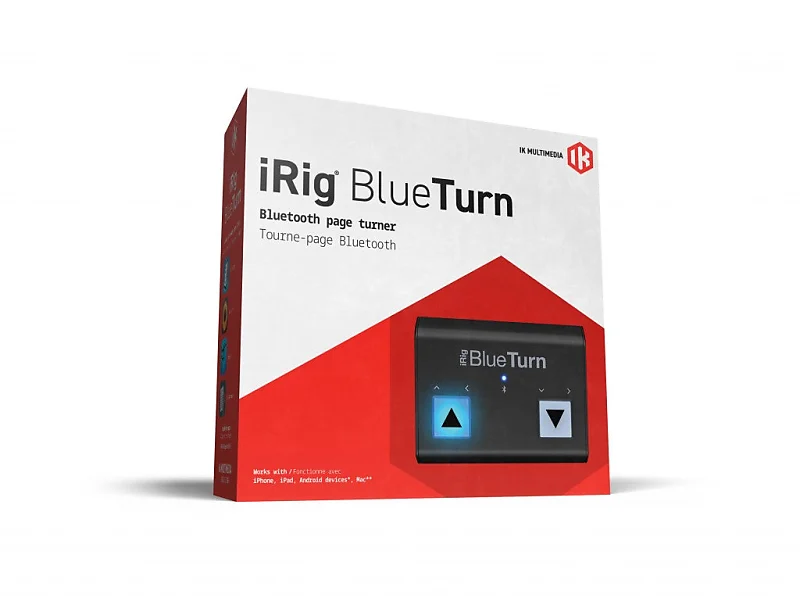 картинка IK Multimedia iRig BlueTurn Bluetooth переключатель страниц от магазина Одежда+