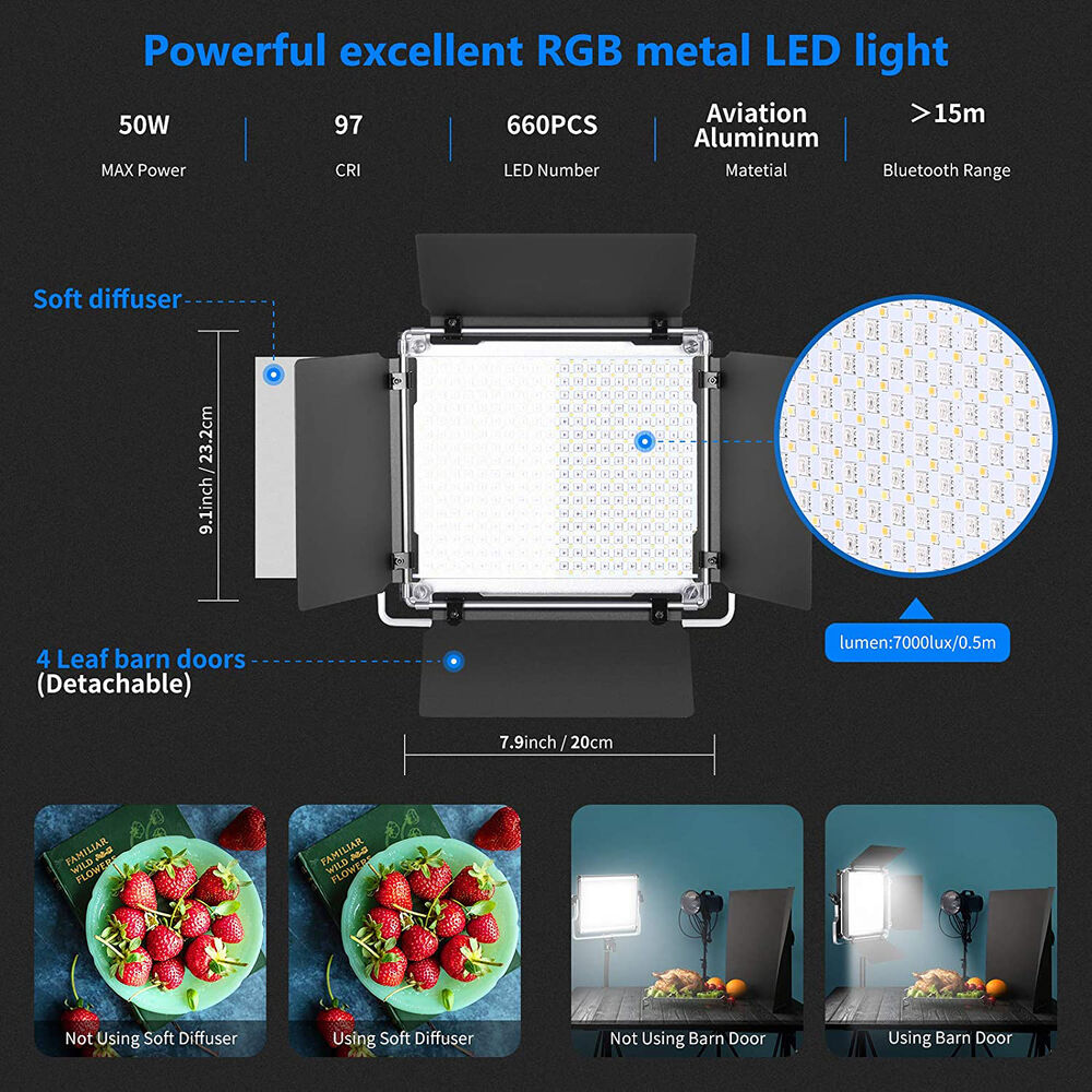 картинка Светодиодный светильник Neewer 660 Pro RGB от магазина Одежда+