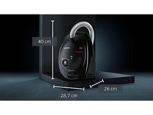 картинка Пылесос Siemens VSZ3XTRM11 850W, черный от магазина Одежда+