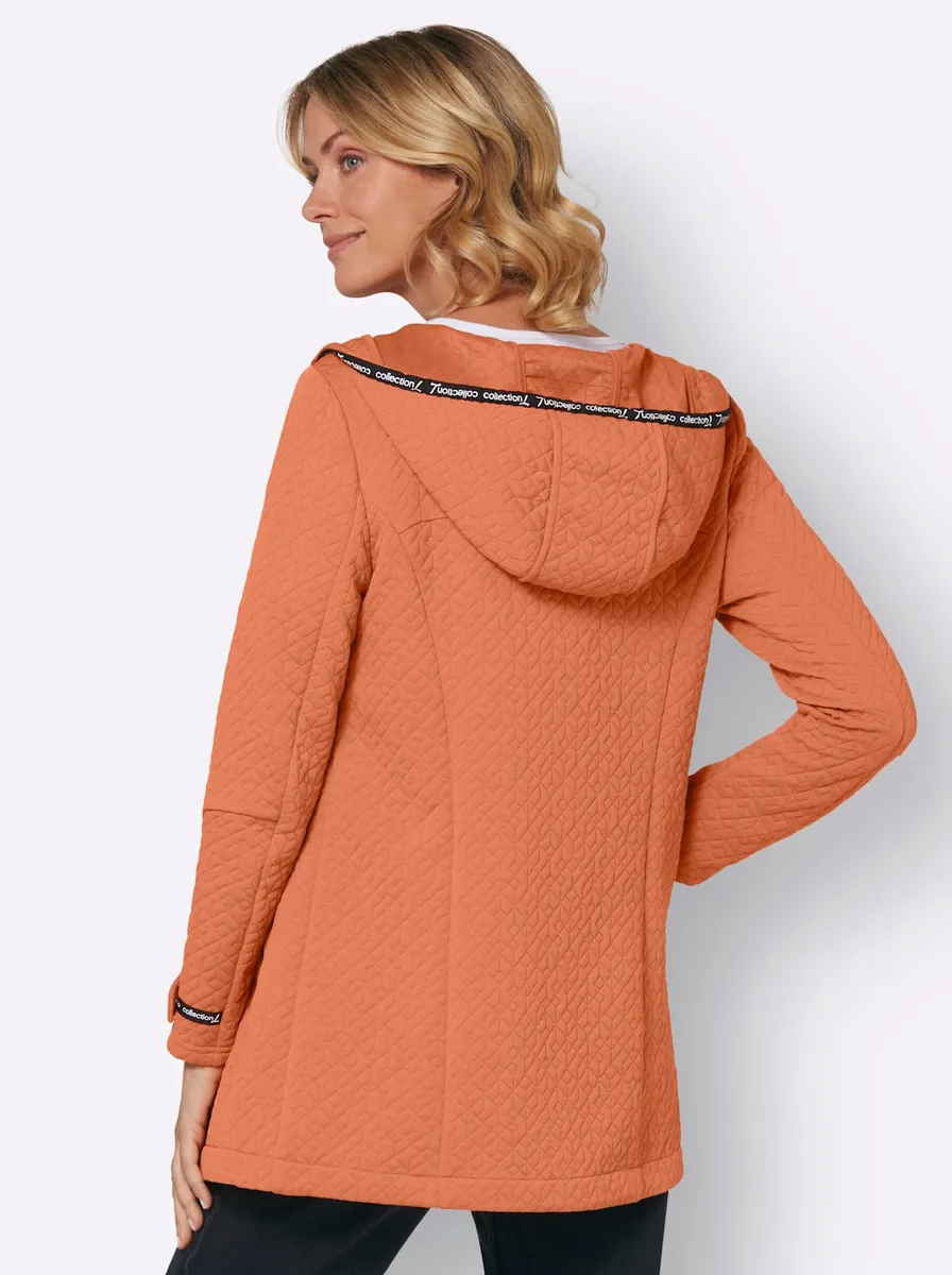 картинка Casual Looks Куртка-рубашка "Куртка из джерси", цвет Papaya от магазина Одежда+