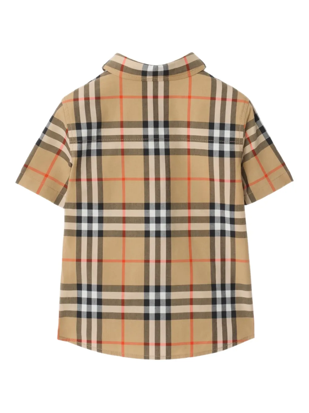 картинка Клетчатая рубашка Burberry Kids, коричневый от магазина Одежда+