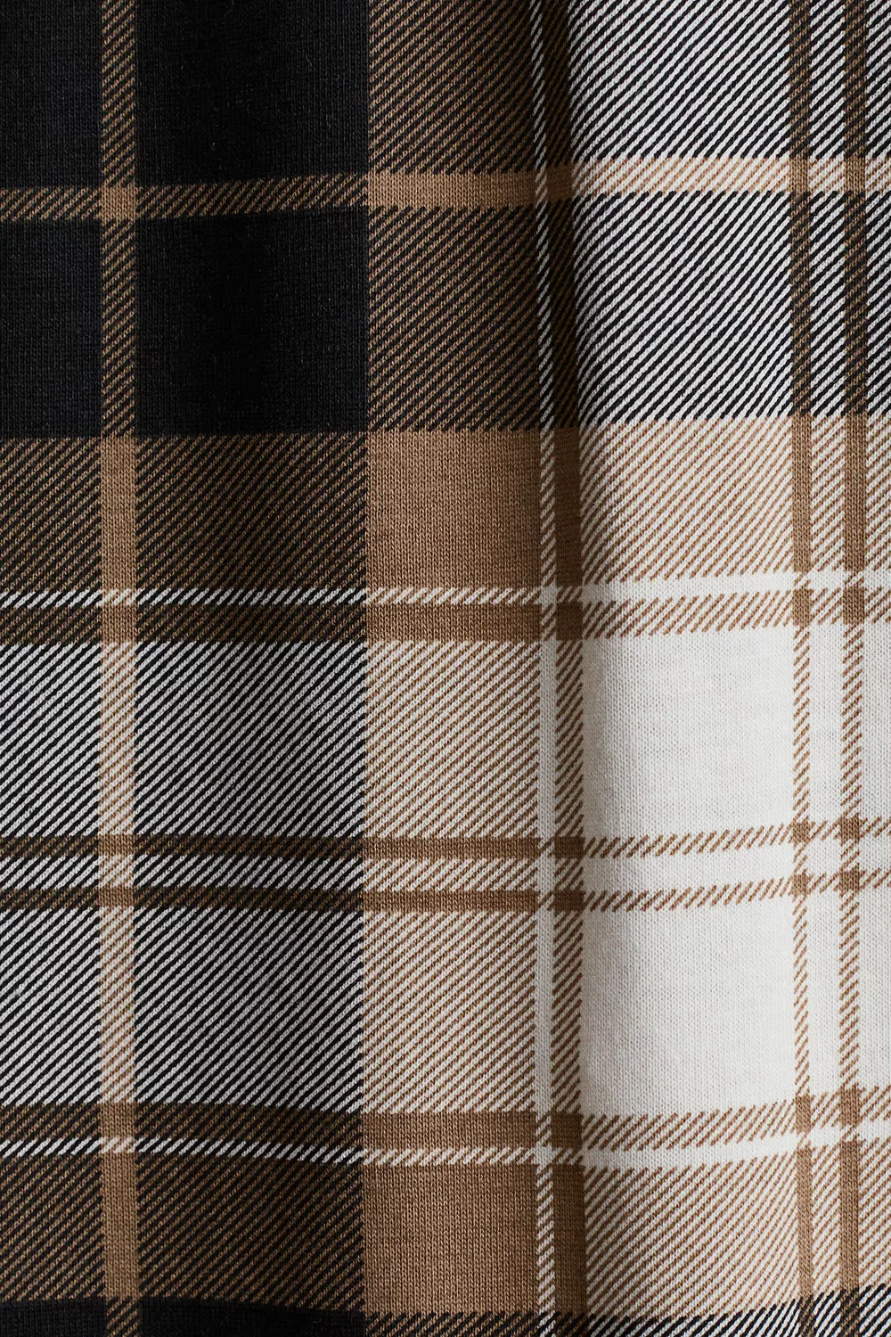 картинка Хлопковые пижамные штаны H&M, Dunkelbeige/Kariert от магазина Одежда+