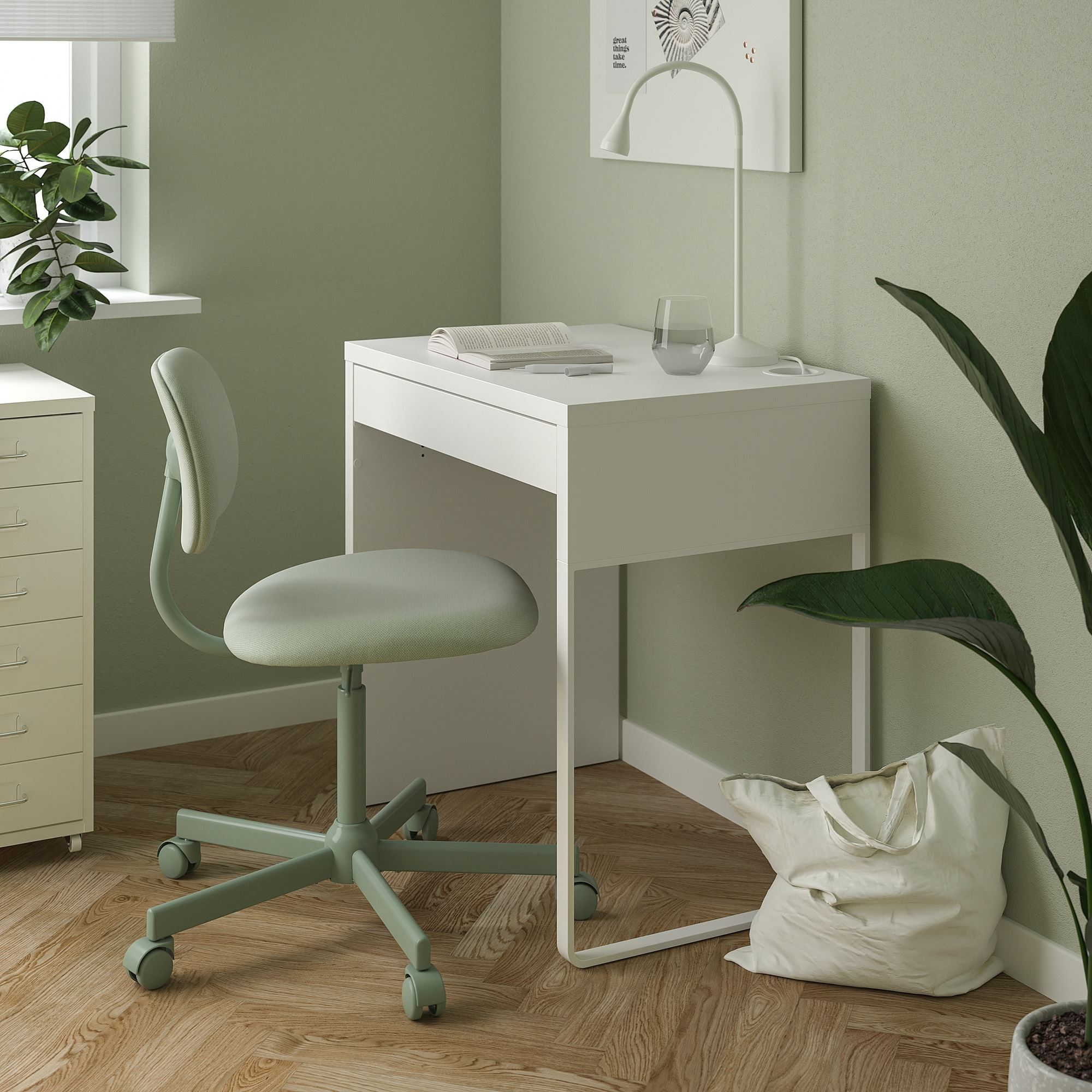 картинка Письменный стол IKEA MICKE, 73x50 см, белый от магазина Одежда+