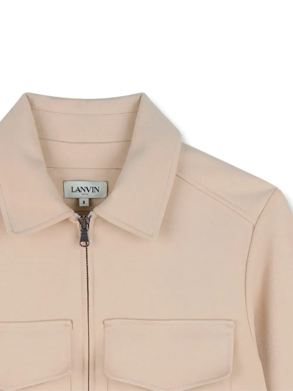 картинка Куртка на молнии с карманом Lanvin Enfant, бежевый от магазина Одежда+