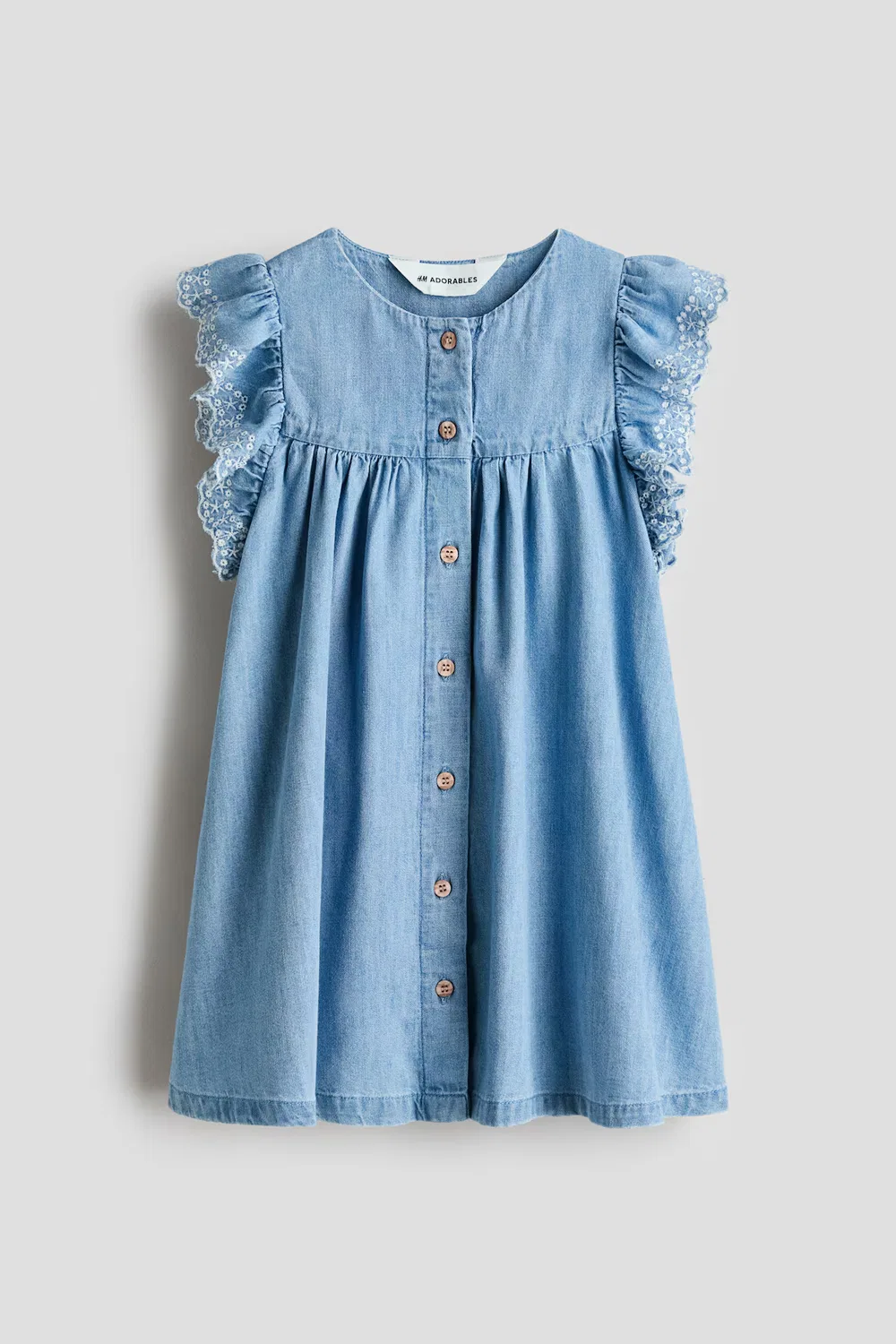 картинка Джинсовое платье H&M, Helles Denimblau от магазина Одежда+