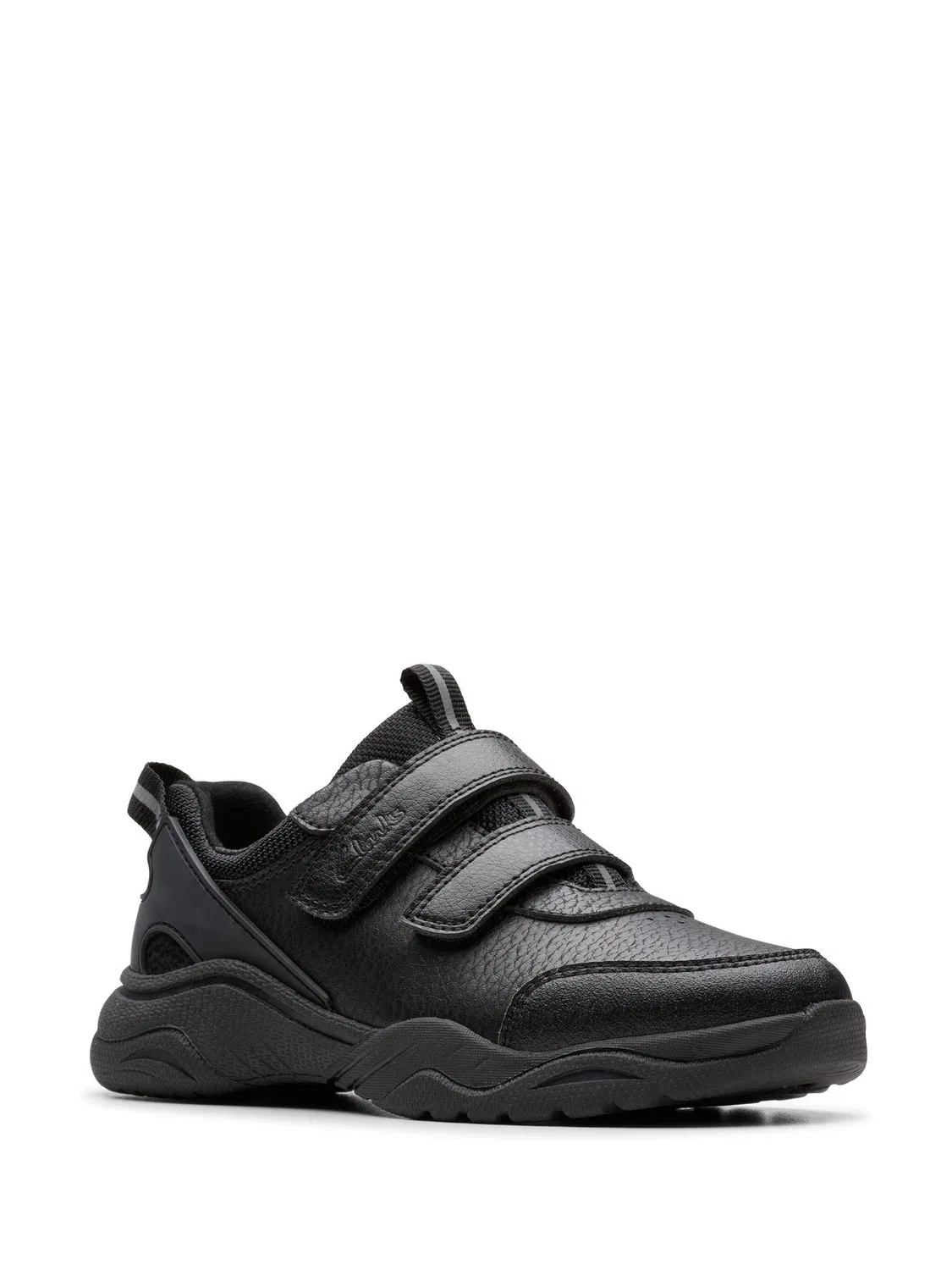 картинка Кроссовки детские Clarks Feather Shine K, черные от магазина Одежда+