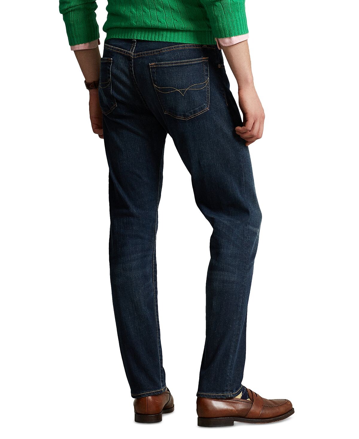 картинка Мужские прямые джинсы hampton relaxed Polo Ralph Lauren, мульти от магазина Одежда+