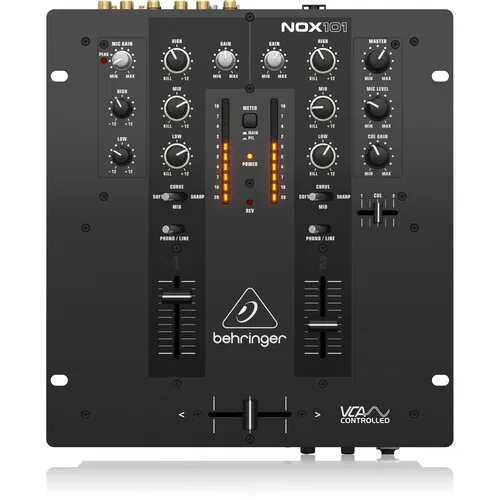 картинка Behringer NOX101 Premium 2-канальный диджейский микшер от магазина Одежда+