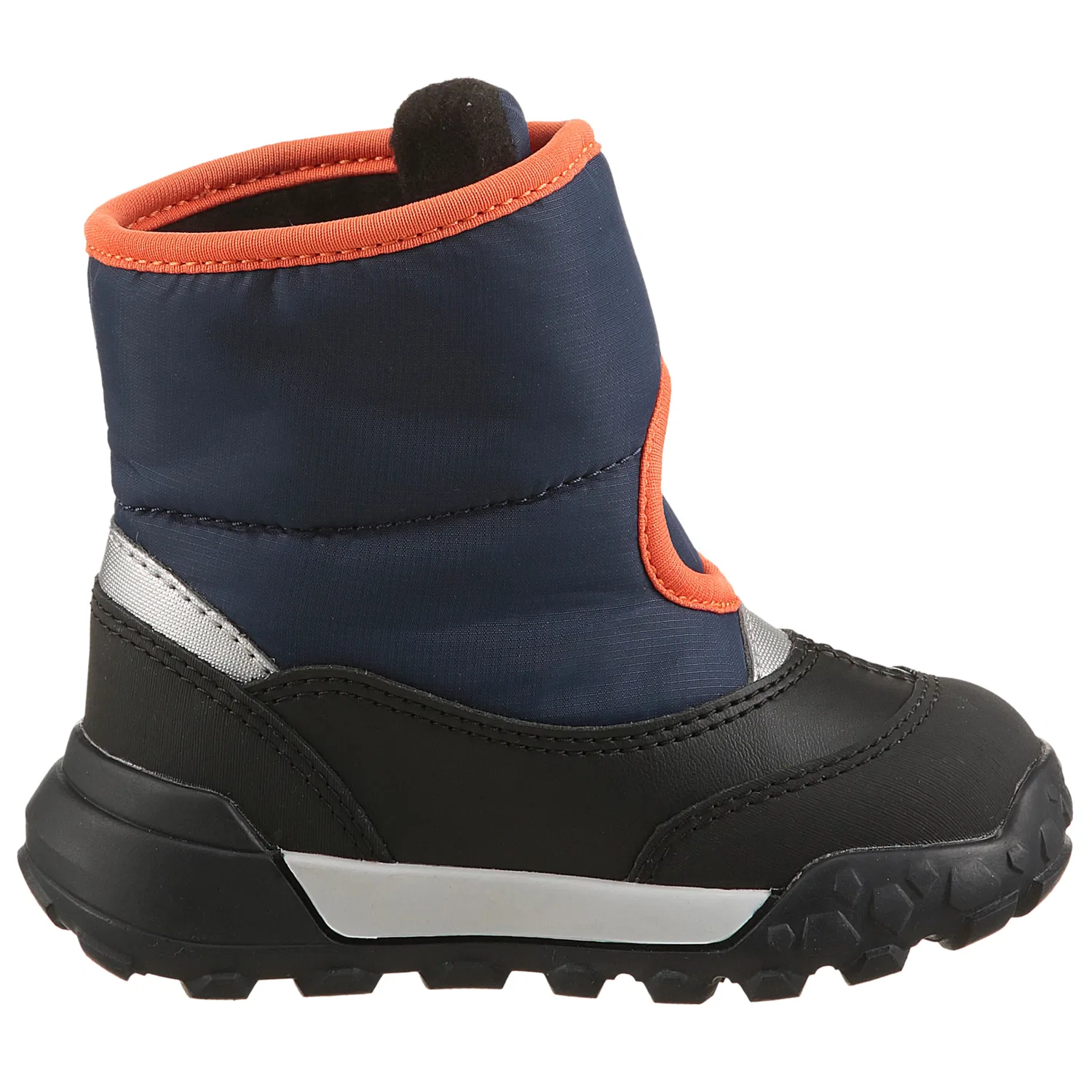 картинка Детские утепленные дутики с Warmfutter Geox, Navy/Orange от магазина Одежда+