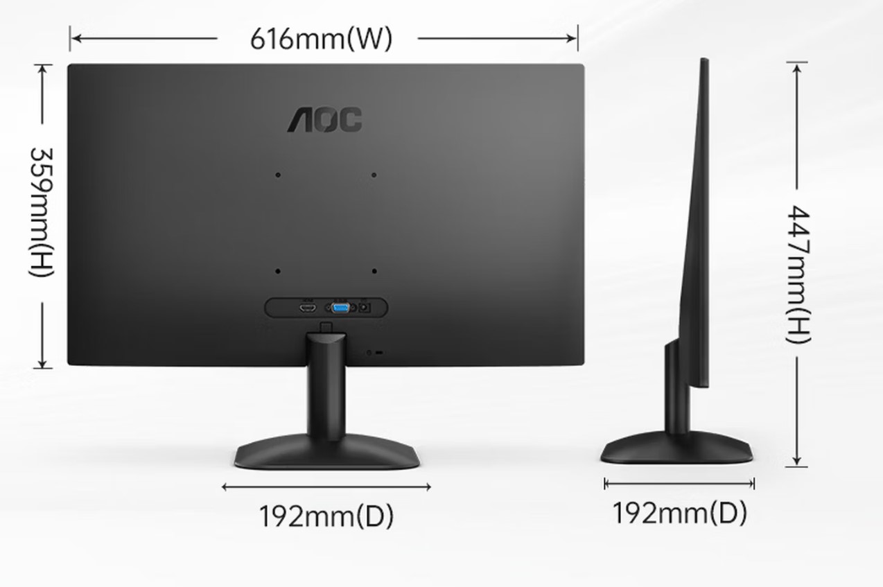 картинка Монитор AOC 27B35XE, 27", 1920x1080, 144 Гц, IPS, черный от магазина Одежда+