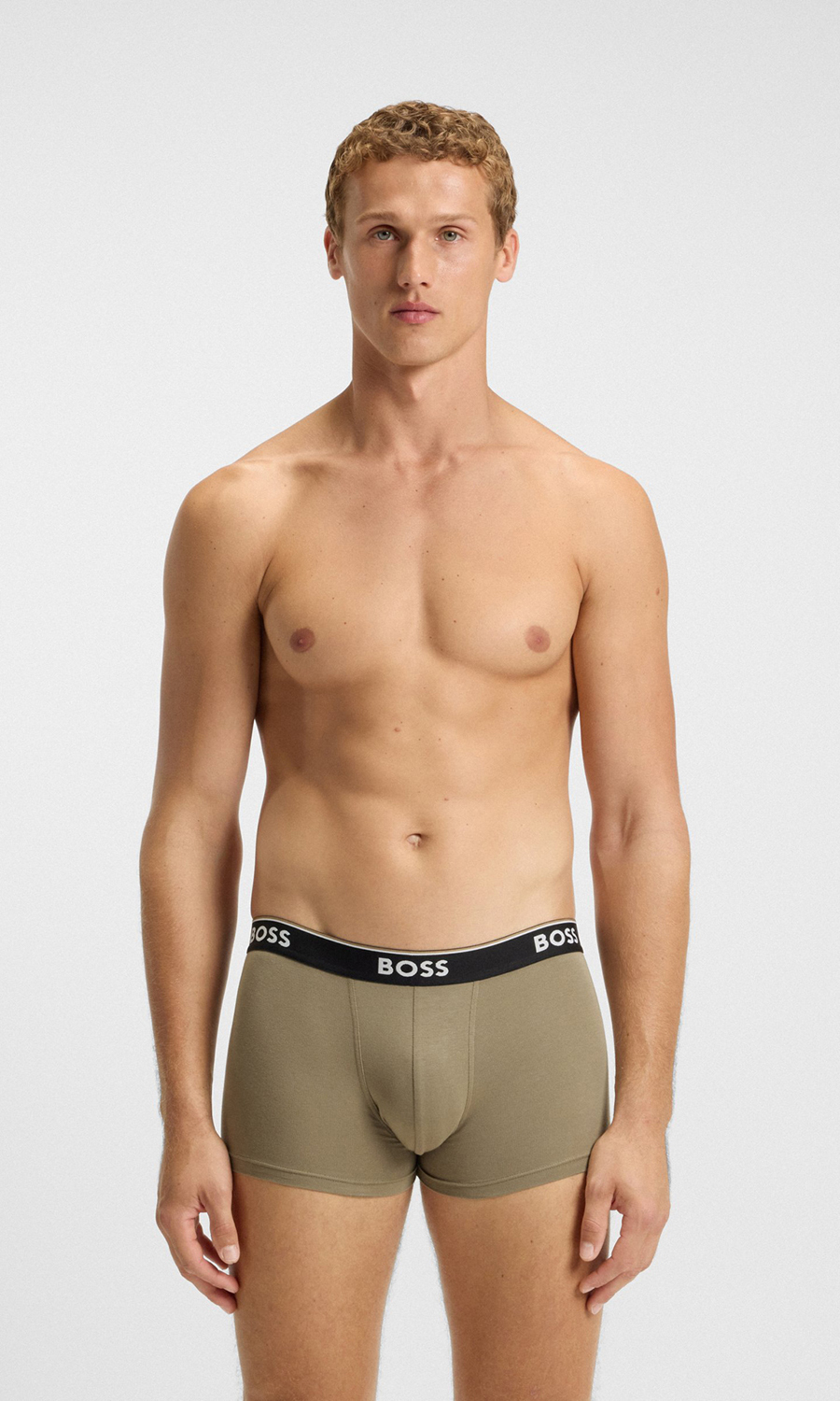картинка Комплект боксеров BOSS Menswear, 3 предмета, коричневый — SS26 от магазина Одежда+