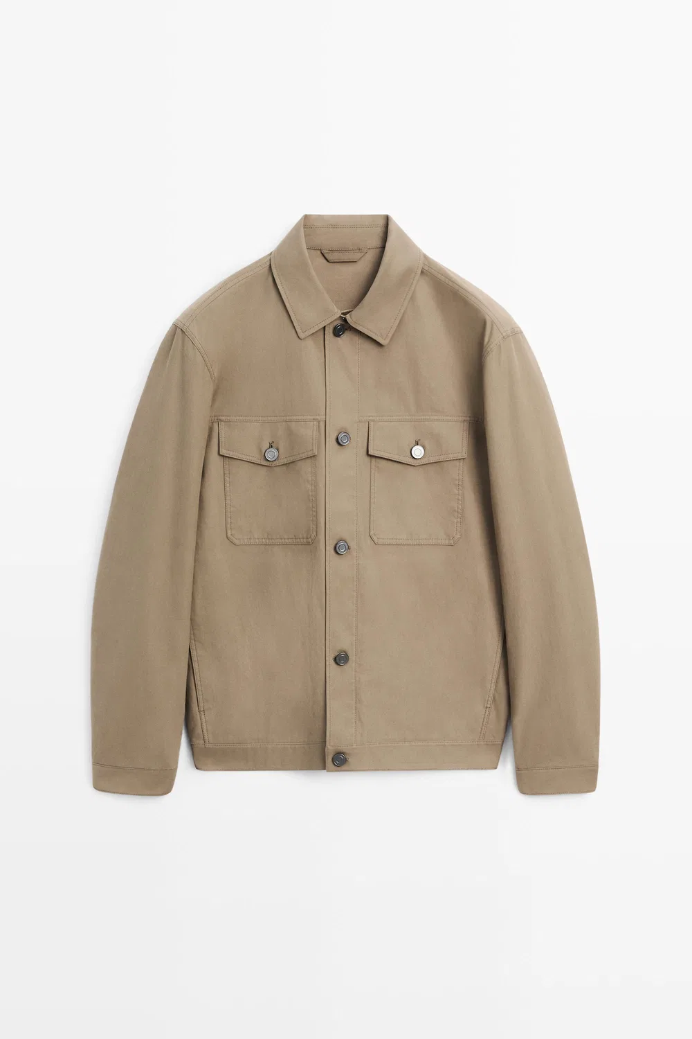 картинка Куртка Massimo Dutti Double Pocket Trucker, охра от магазина Одежда+