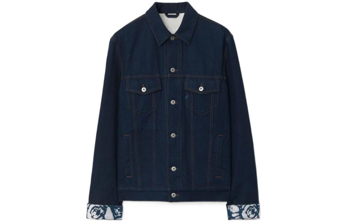 картинка Джинсовая куртка Burberry синий от магазина Одежда+