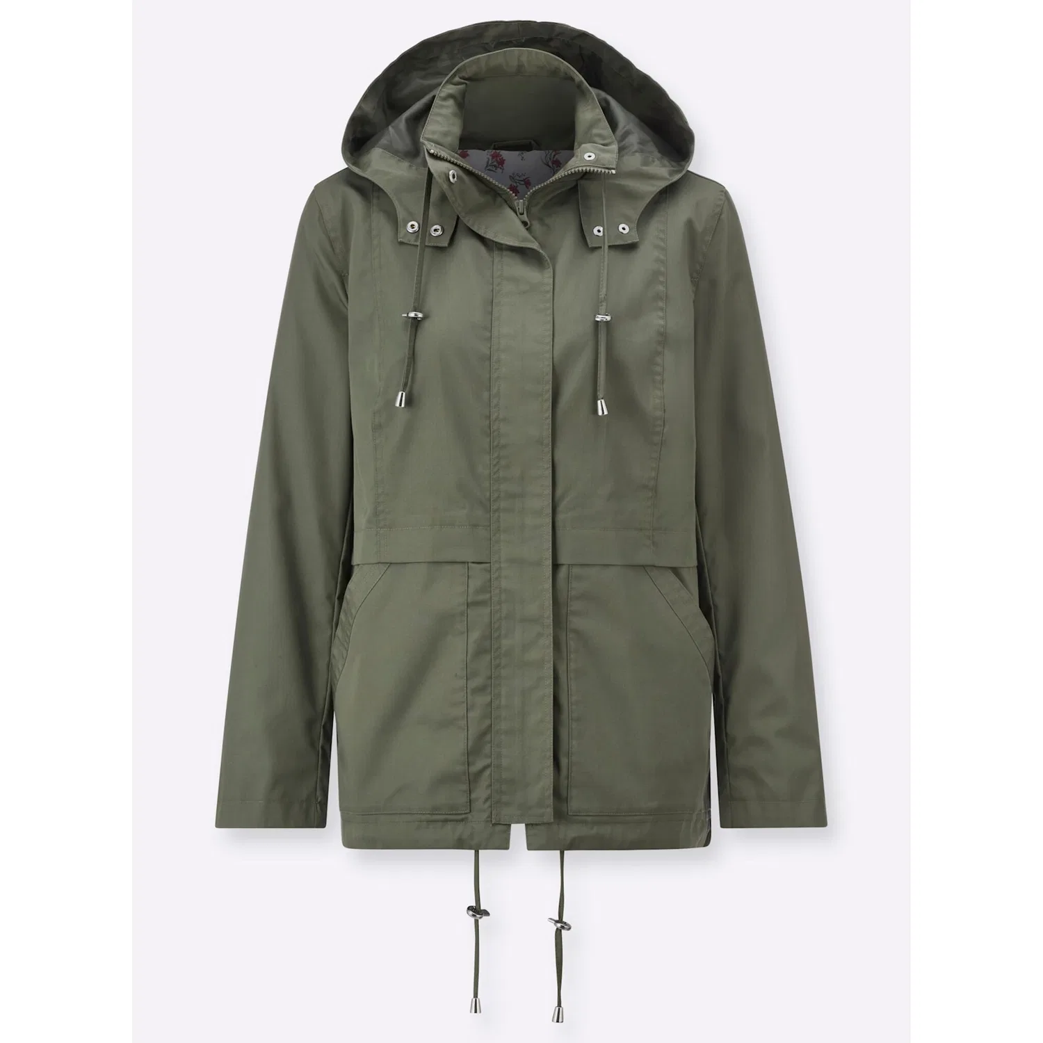 картинка Женский куртка-анорак с капюшоном Classic Basics, Khaki от магазина Одежда+