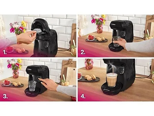 картинка Капсульная кофемашина Bosch Tassimo Happy TAS102E, черный от магазина Одежда+