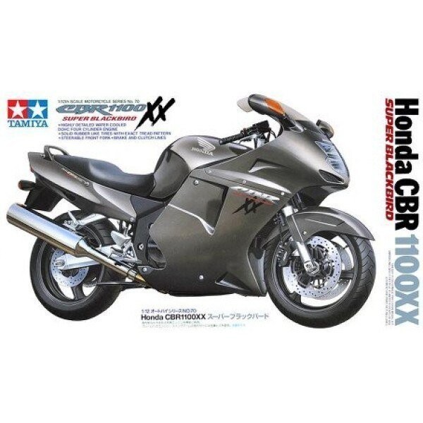 картинка Tamiya, пластиковая модель Honda Cbr 1100Xxs Blackbird от магазина Одежда+