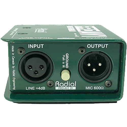 картинка Директ-бокс Radial Engineering ProAV1 Passive Multimedia Direct Box R800 от магазина Одежда+