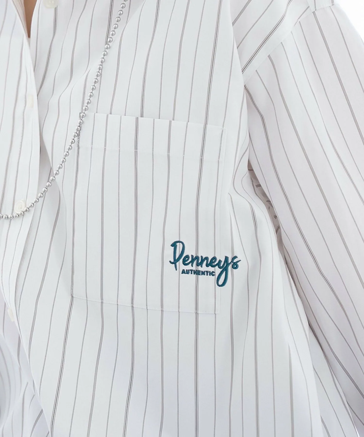 картинка Полосатая рубашка Coen, OFF WHITE от магазина Одежда+