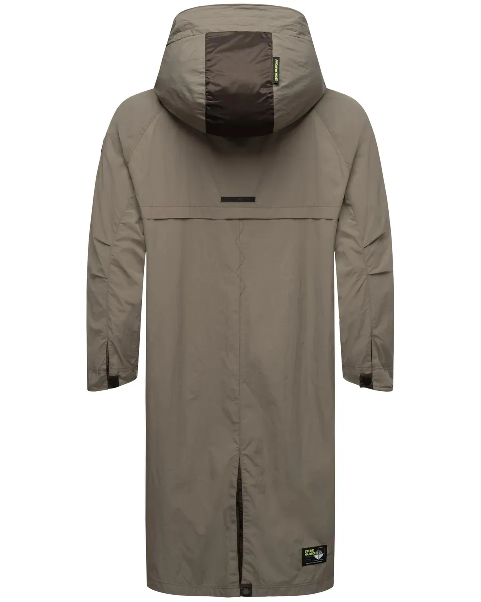 картинка Плащ Stone Harbor Zafaar Long Hooded, коричневый от магазина Одежда+