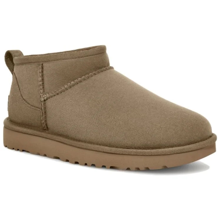 картинка Угги женские UGG Classic Ultra Mini, коричневые от магазина Одежда+