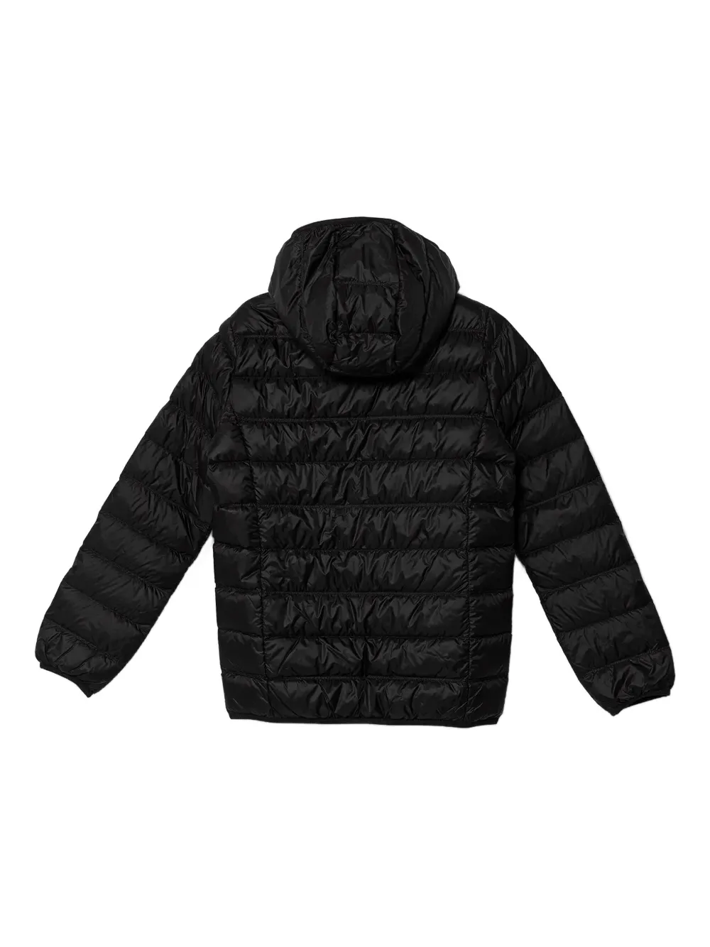 картинка Пуховик с капюшоном Ea7 Emporio Armani, синий от магазина Одежда+