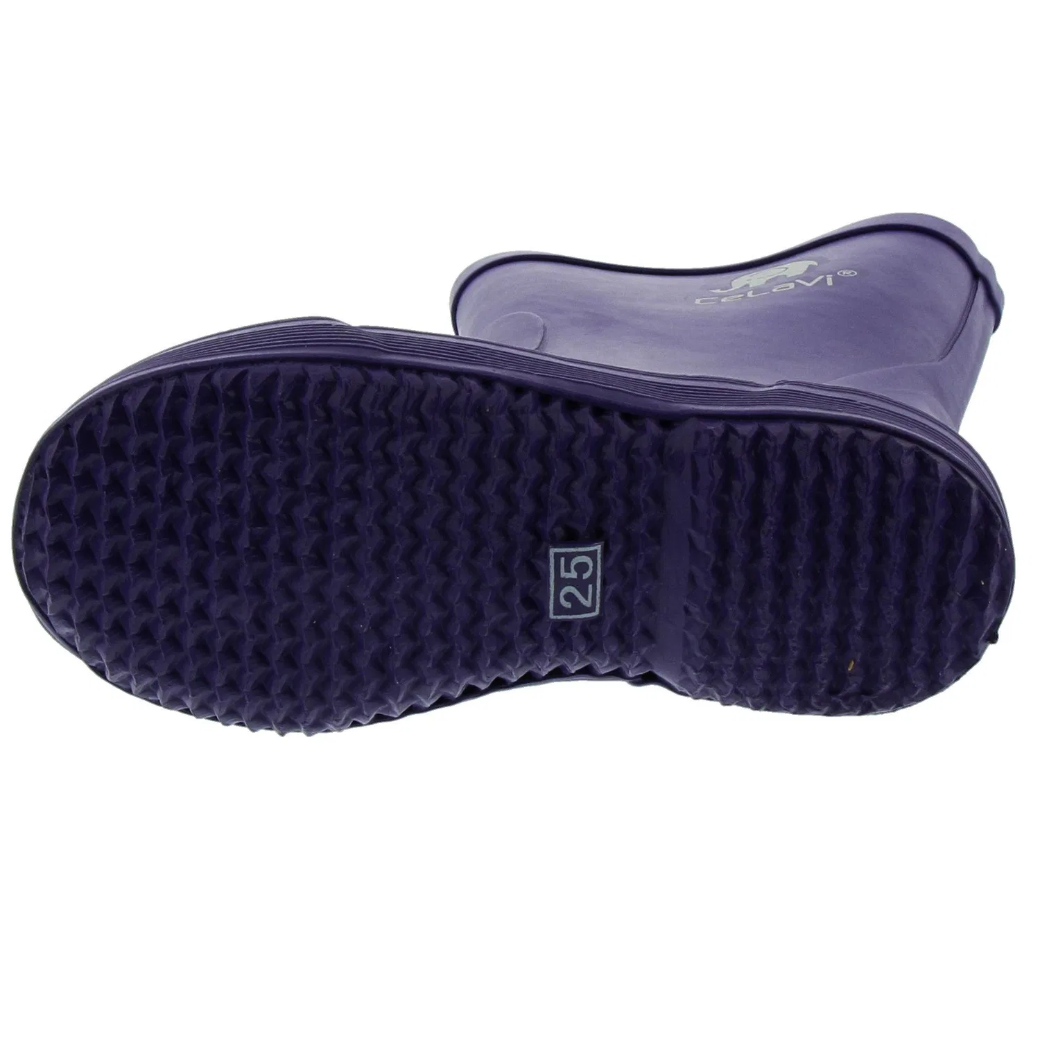 картинка Детские резиновые сапоги Basic Wellies - Solid Celavi, Purple от магазина Одежда+
