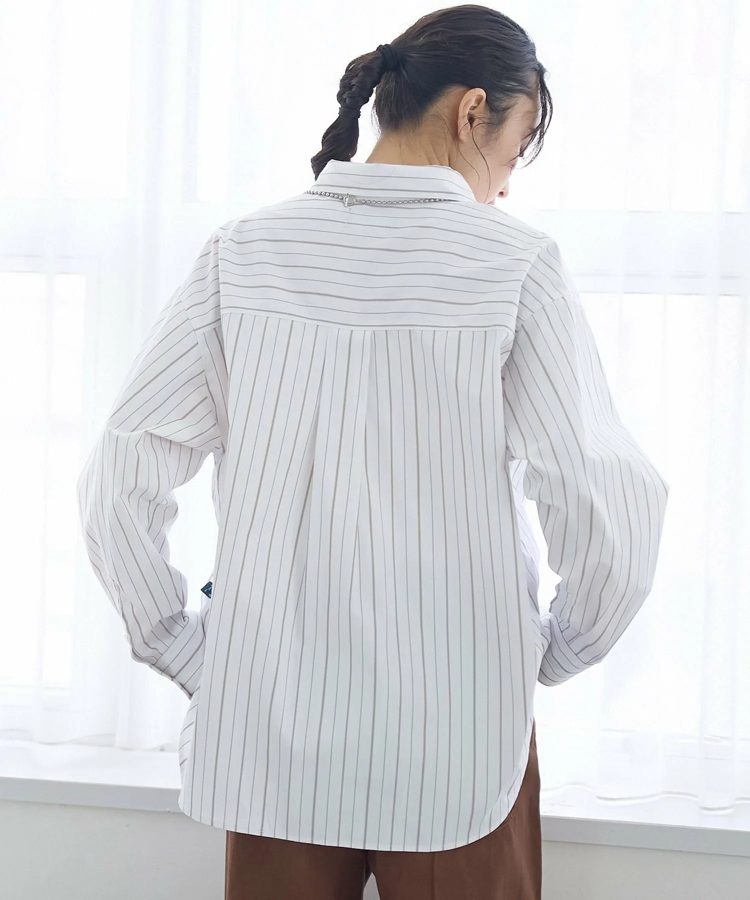 картинка Полосатая рубашка Coen, OFF WHITE от магазина Одежда+