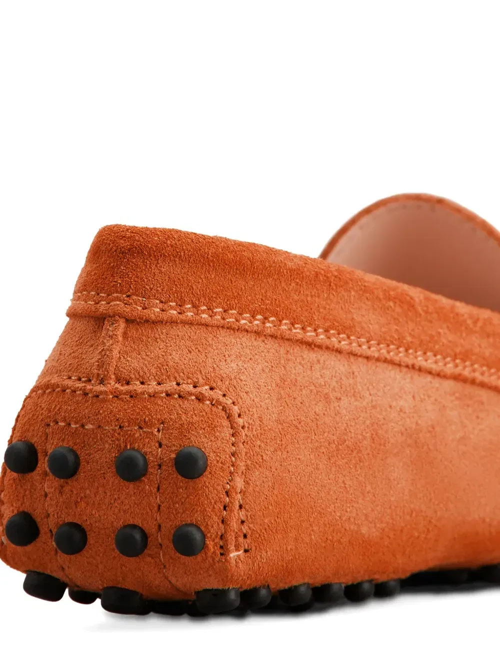 картинка Лоферы Gommino из замши Tod's, оранжевый от магазина Одежда+