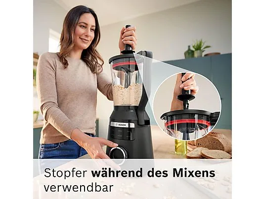 картинка Блендер Bosch MMBD665B1 Serie 6 VitaPower, черный от магазина Одежда+