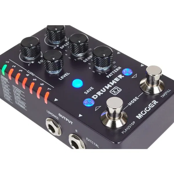 картинка Драм-машина Stereo Drummer X2 Mooer, Black от магазина Одежда+