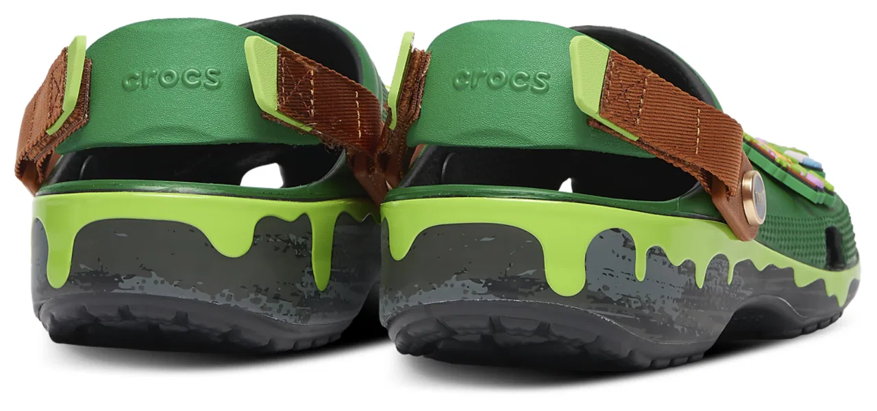 картинка Мужские клоги TMNT Classic Clogs Crocs, цвет Black/Green/Brown от магазина Одежда+