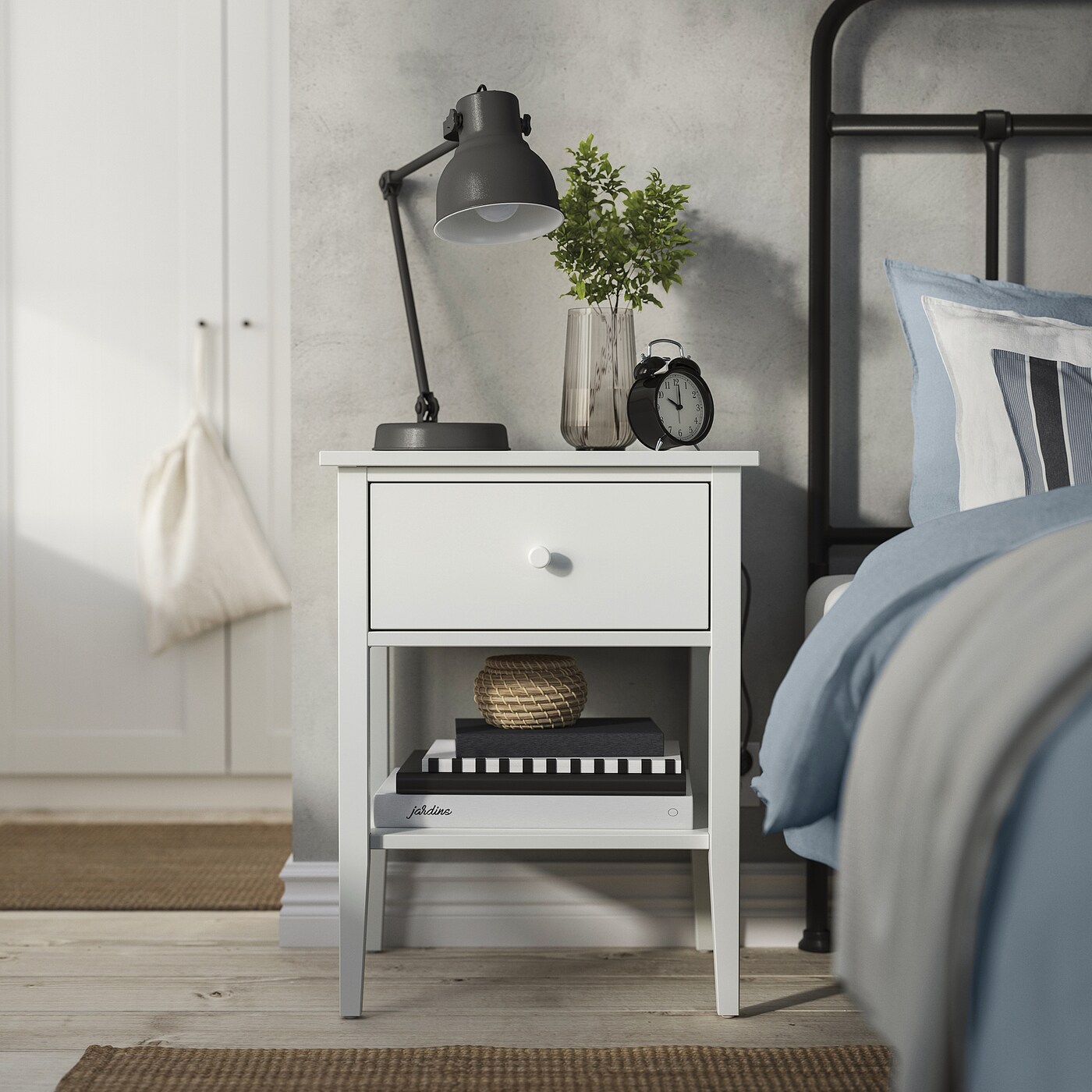 картинка Прикроватная тумба IKEA GULLABERG, 53x43x69 см, белый от магазина Одежда+