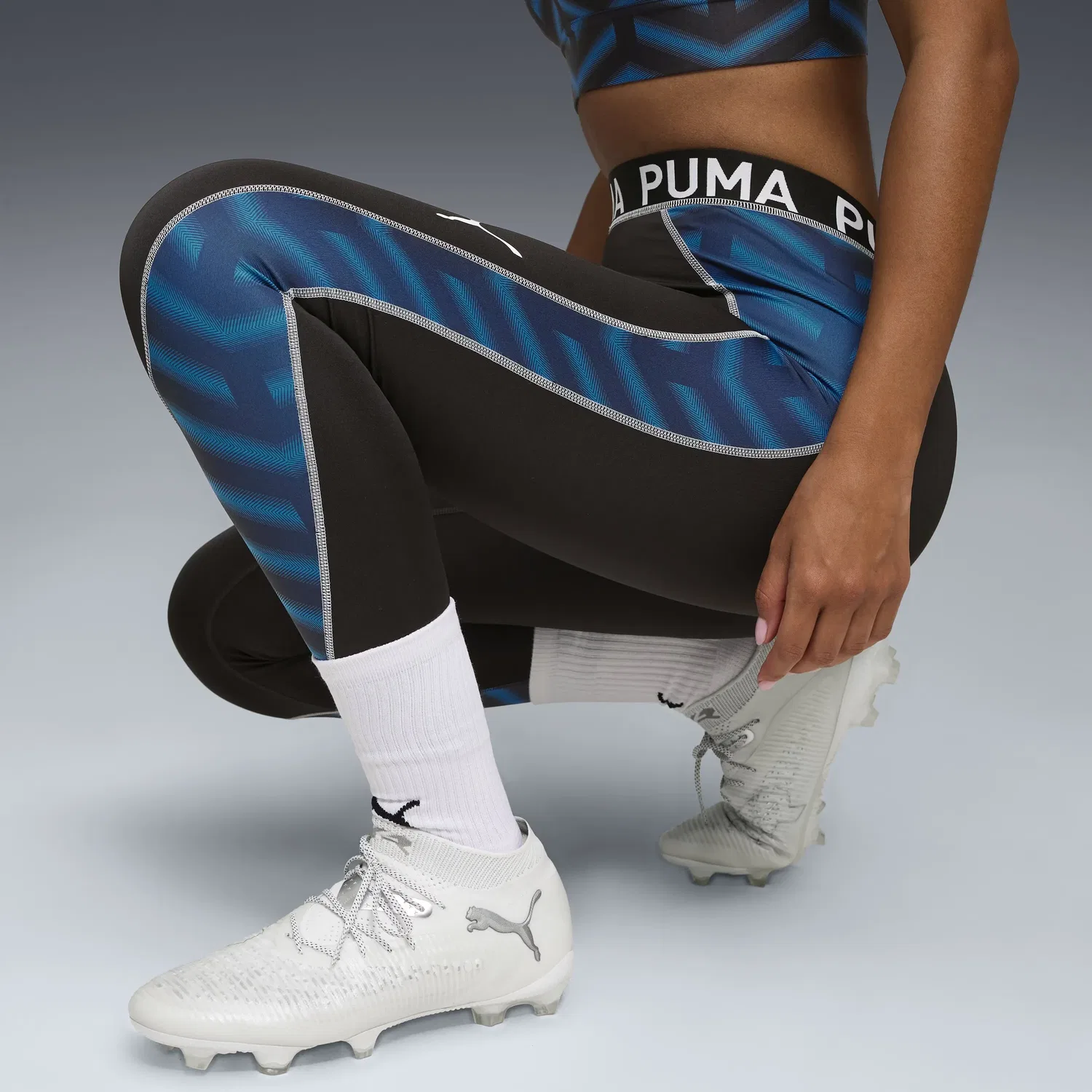 картинка Женские плотные леггинсы Strong Tight Puma, Negro от магазина Одежда+