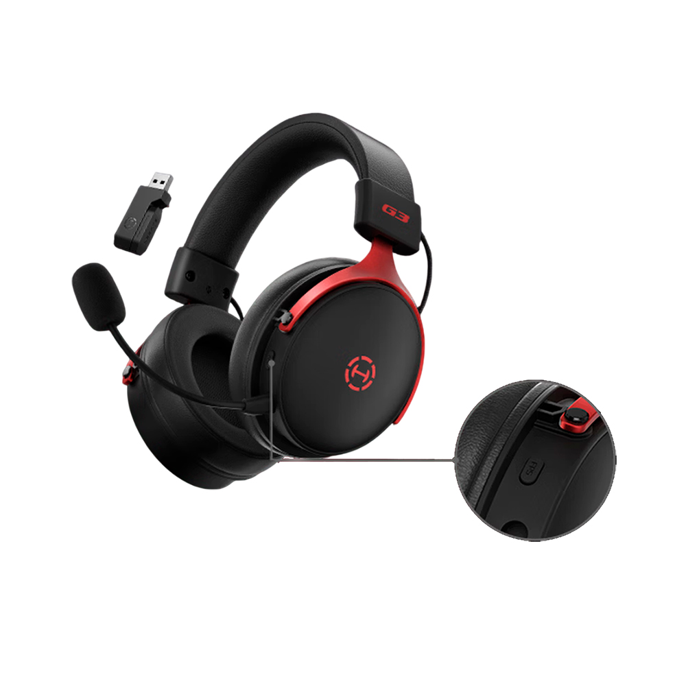 картинка Игровая гарнитура Edifier Hecate G3 Wireless, черный/красный от магазина Одежда+
