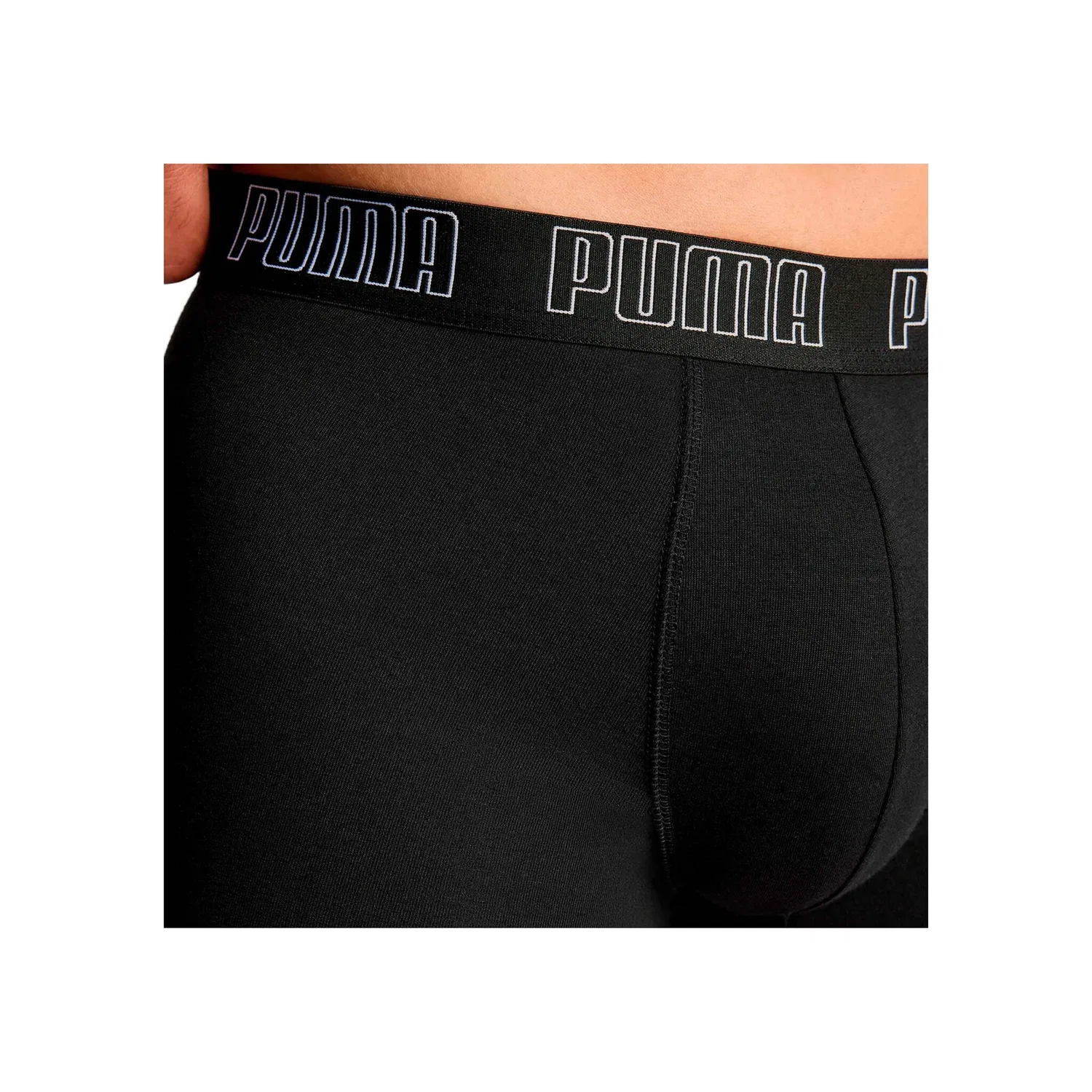картинка Мужские боксеры из хлопковой смеси в 2-упаковке Puma, Black от магазина Одежда+