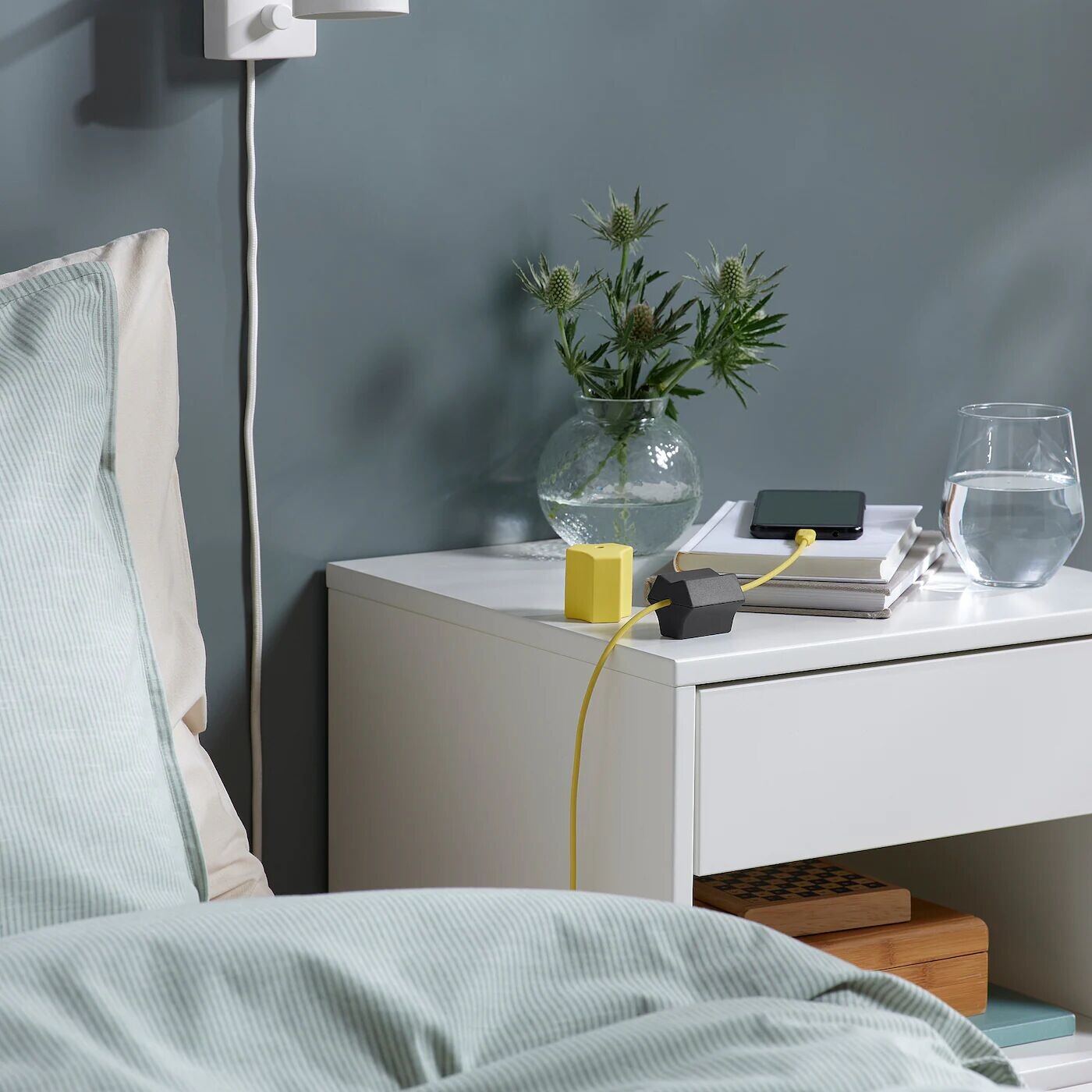 картинка USB-якорь, 2 шт., черный/желтый, HAVSKÅL IKEA от магазина Одежда+